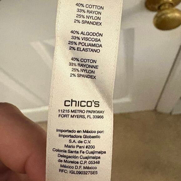 Chicos Dark Gray Sweater 3/4 Sleeve Long Line L/12 Contemporary Closet Staple - Picture 8 of 9